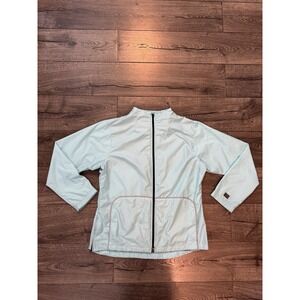 Nike Running Jacket Womens XL Blue Wind breaker Active‎ Lightweight